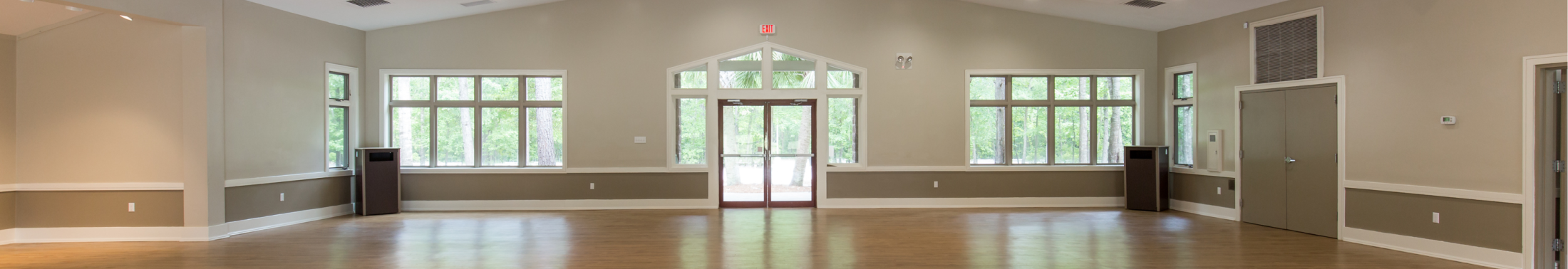 Interior view of Cypress Hall at Wannamaker County Park