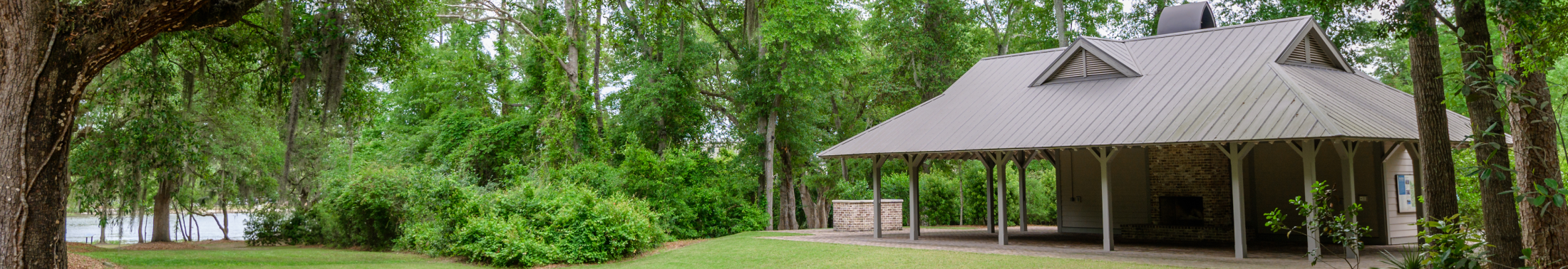 Exterior view of the Pavilion at McLeod Plantation