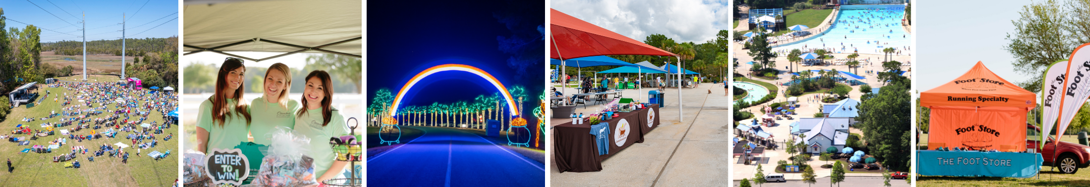 5 photos of event sponsors