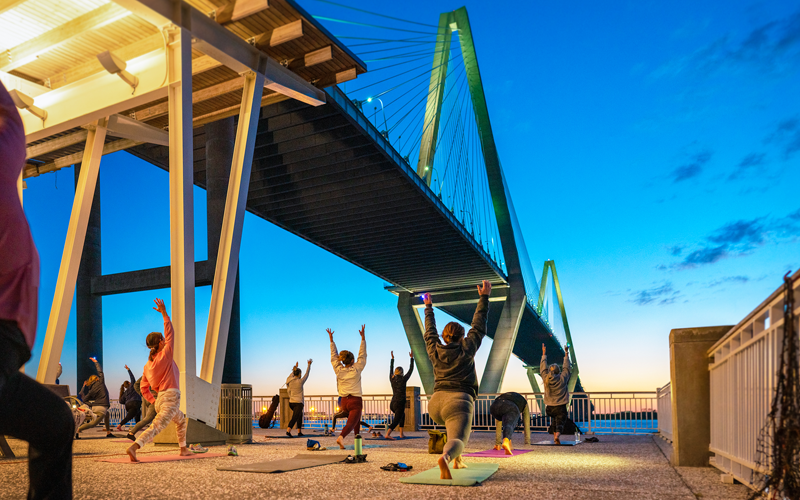 Mount Pleasant Pier Yoga