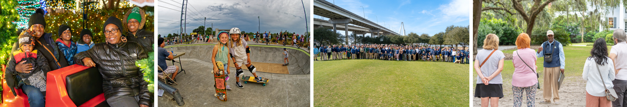 Various people enjoying the parks and programs.