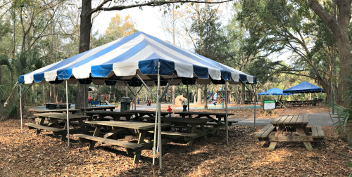 Big Toy Tent at Palmetto Islands County Park