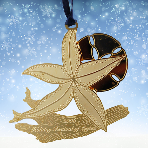 2006 Starfish and Sand Dollar Ornament