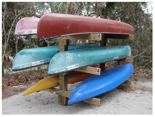 Kayak and Canoe Storage rack